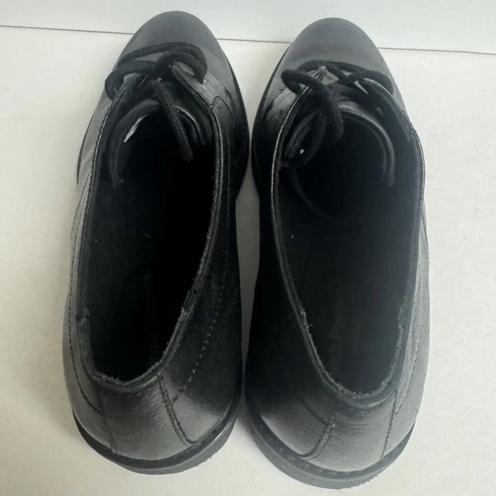 Hush Puppies Mens Detroit PT Oxford Black Size 10.5 M